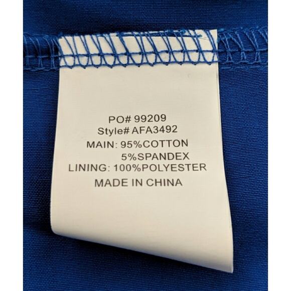 Modcloth (Liza Luxe) Inspired Entrepreneur Sheath Dress Cobalt Royal Blue 4X New - Picture 7 of 8